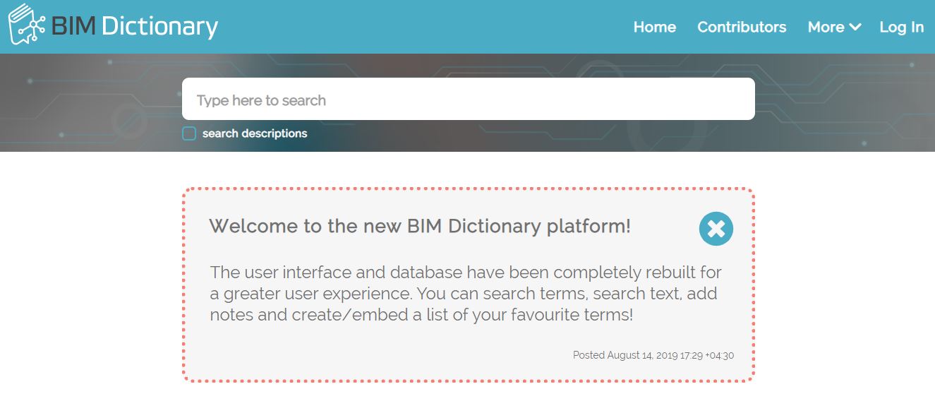 BIM Dictionary 