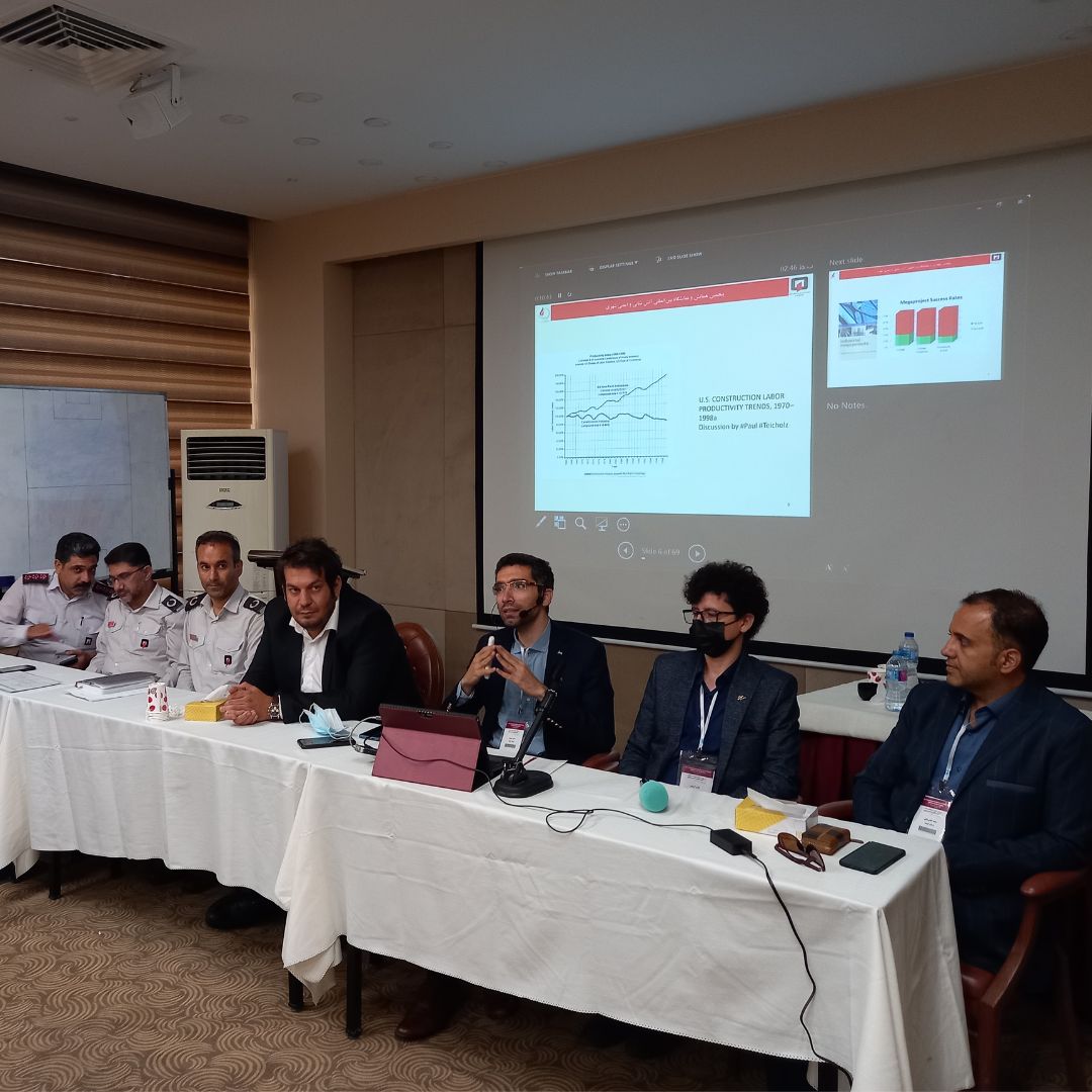 سخنرانی مهندس سعید خلیلی، رئیس انجمن صنفی BIM ایران در پنجمین همایش و کنفرانس بین المللی آتش نشانی و ایمنی حریق